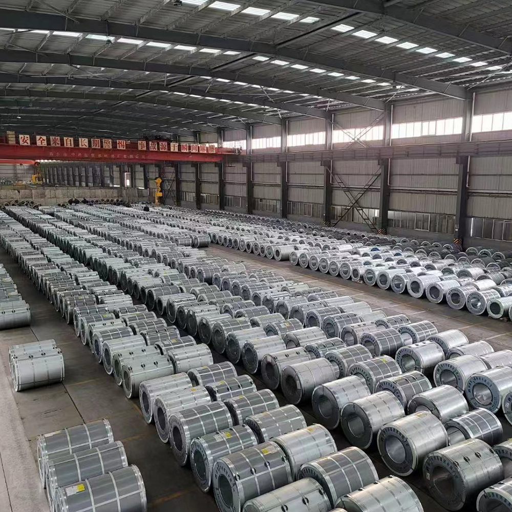 Color coated steel coil factory